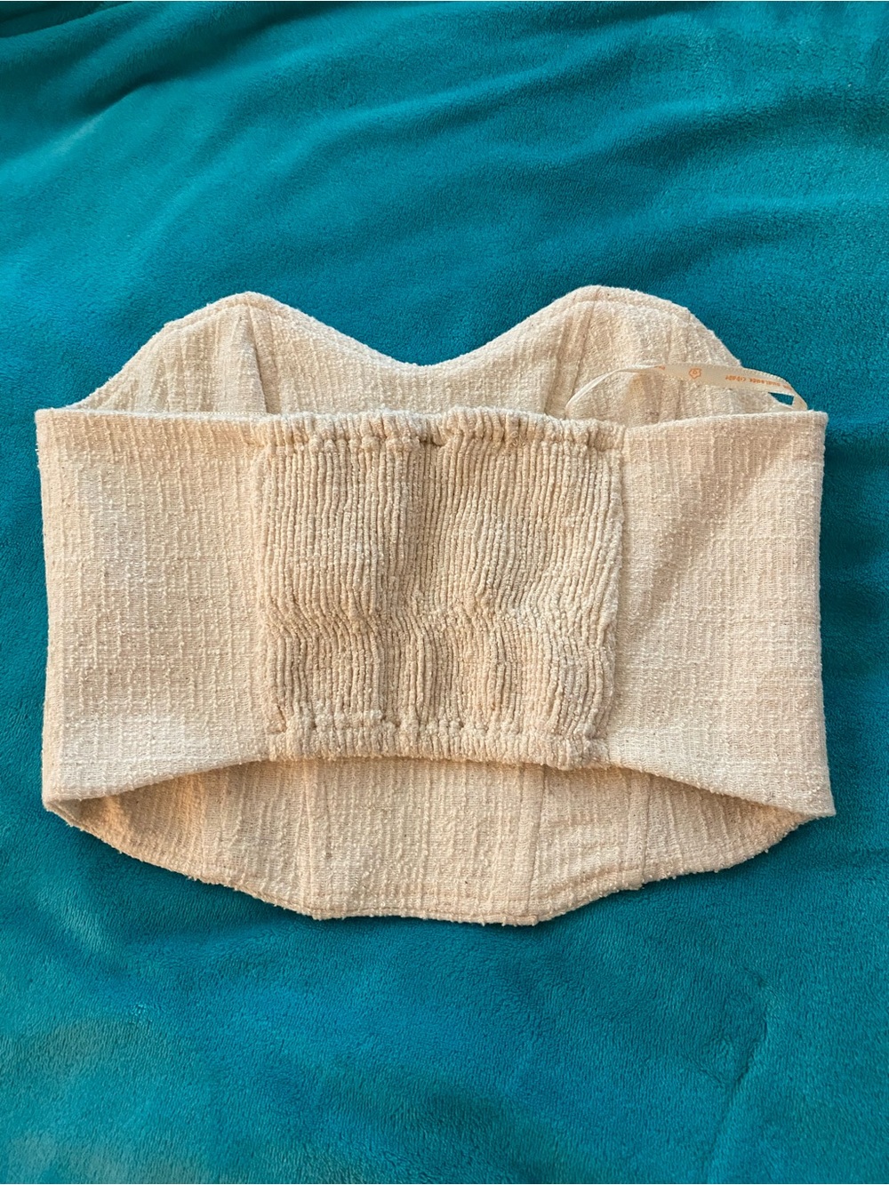 FARM Rio Corselet Tweed Top - Picture 2 of 6